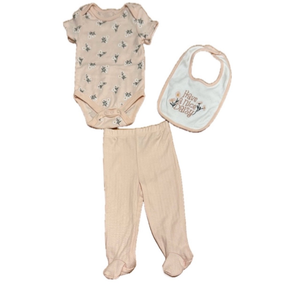Chick Pea Baby Girl 3 Piece Outfit